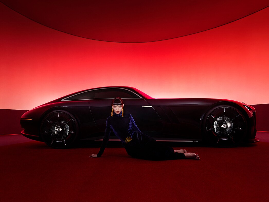 メルセデスベンツ　visionSLR メルセデス・ベンツ、「ヴィジョン EQXX」世界初公開 Cd値0.17で航続